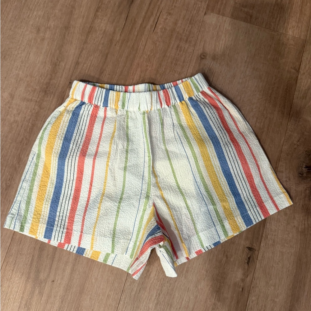 Colorful Striped Shorts - The New Society Torrance Bermuda Shorts 4Y